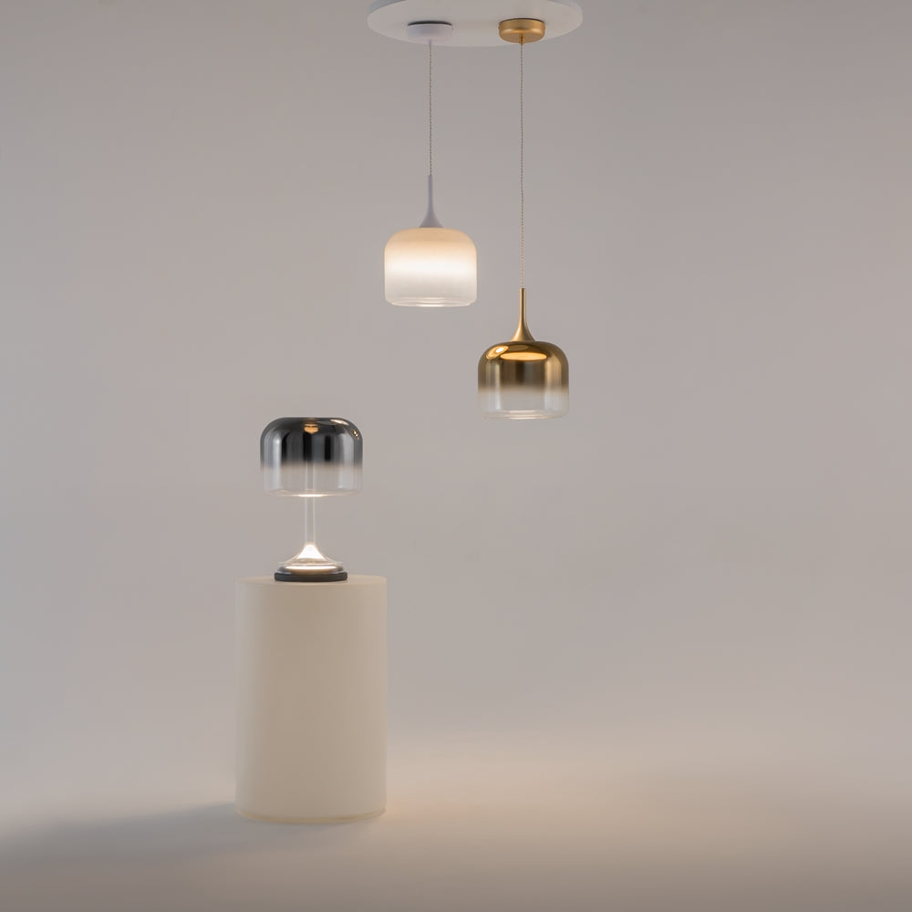 LED stolna svjetiljka Spirito 18W 3000K Ø260x420mm crna