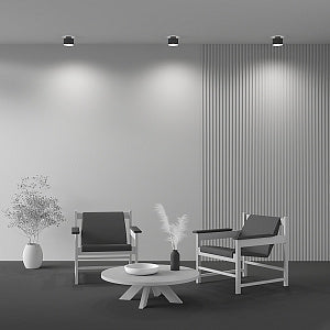Moderna LED stropna svjetiljka MAYTONI Planet 16W CRNA
