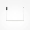 LED viseća svjetiljka Halo 10W 2600-3500K 800mm crna