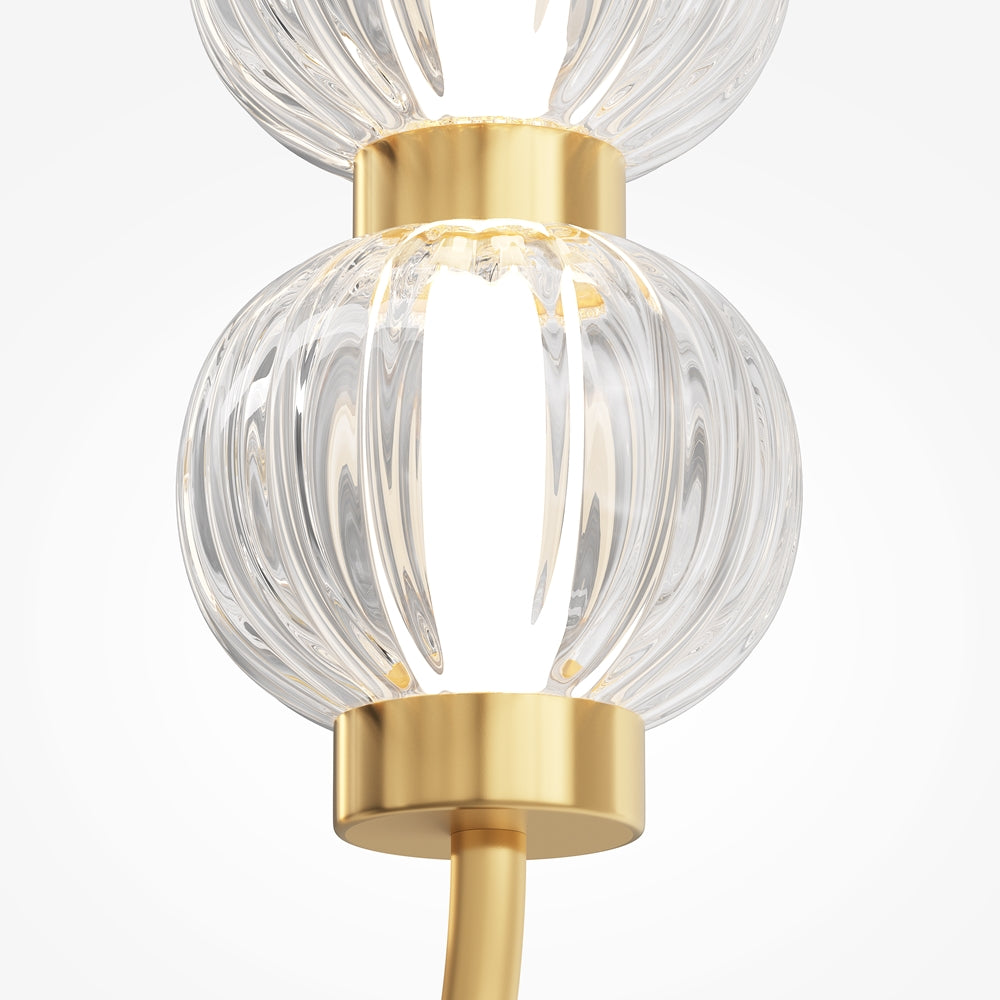 LED viseća svjetiljka Amulet 16W 3000K 565x278mm boja zlata