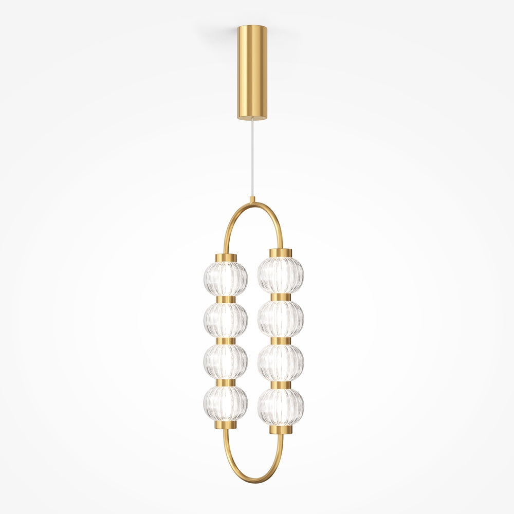 LED viseća svjetiljka Amulet 16W 3000K 565x278mm boja zlata