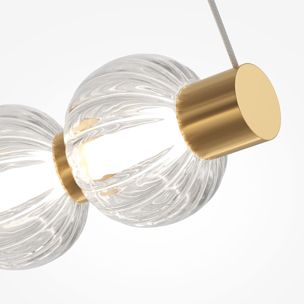 LED viseća svjetiljka Amulet 40W 3000K Ø800mm boja zlata