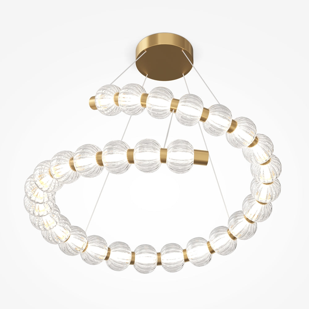LED viseća svjetiljka Amulet 40W 3000K Ø800mm boja zlata