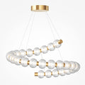 LED viseća svjetiljka Amulet 40W 3000K Ø800mm boja zlata