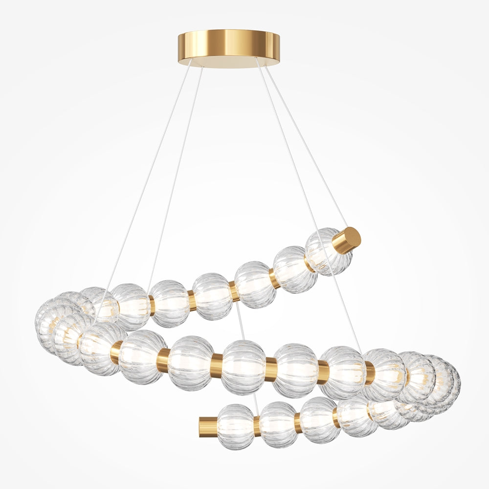 LED viseća svjetiljka Amulet 40W 3000K Ø800mm boja zlata