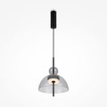 LED viseća svjetiljka Bangkok 12W 3000K Ø250mm crna/siva