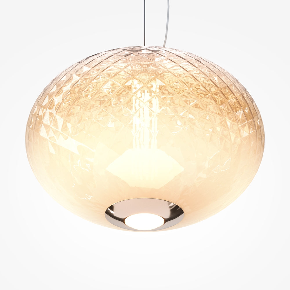 LED viseća svjetiljka Bruma 12W 2700K Ø300mm krom
