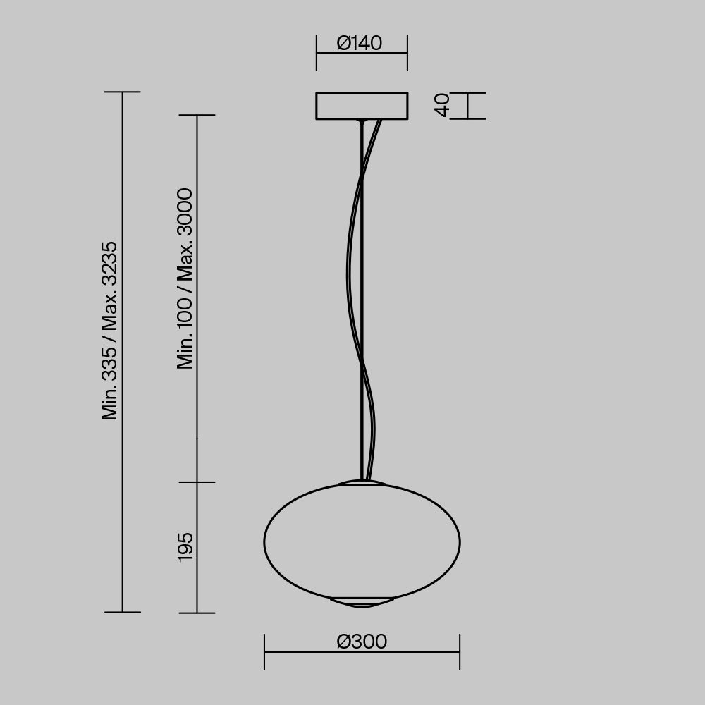 LED viseća svjetiljka Bruma 12W 2700K Ø300mm krom
