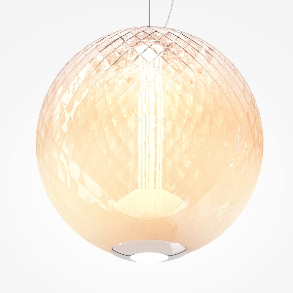 LED viseća svjetiljka Bruma 15W 2700K Ø300mm krom