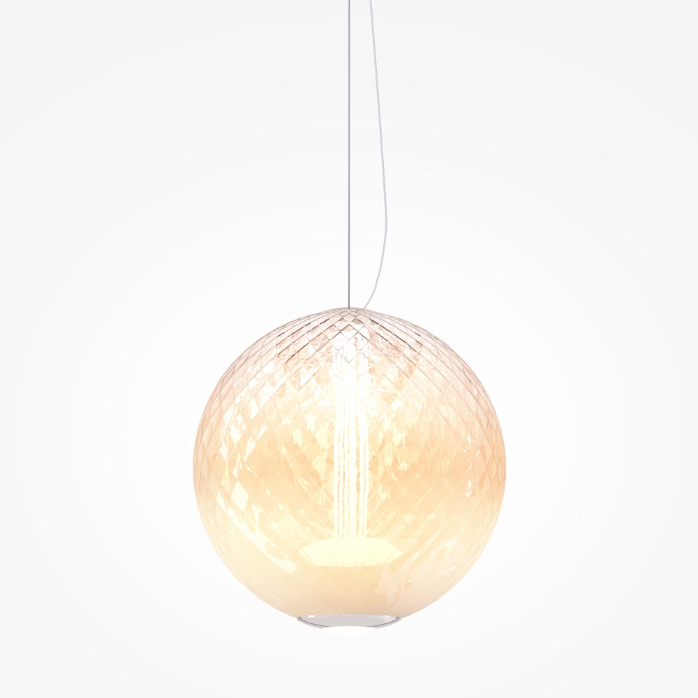 LED viseća svjetiljka Bruma 15W 2700K Ø300mm krom