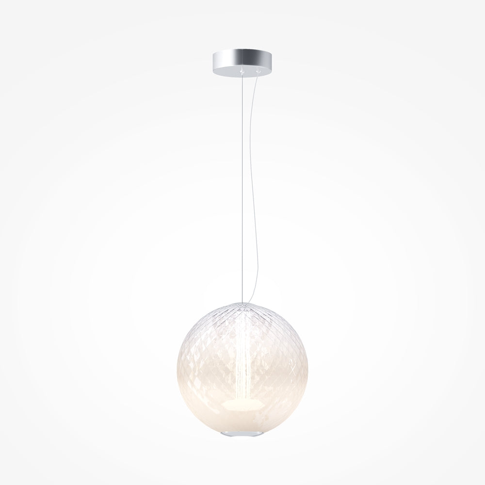 LED viseća svjetiljka Bruma 15W 2700K Ø300mm krom
