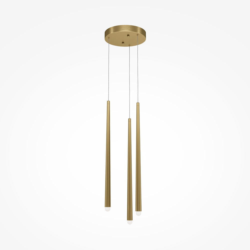 LED viseća svjetiljka Cascade 18W 4000K Ø260mm mesing