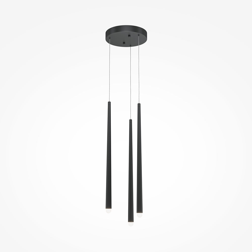 LED viseća svjetiljka Cascade 19W 3000-4000K Ø260mm crna