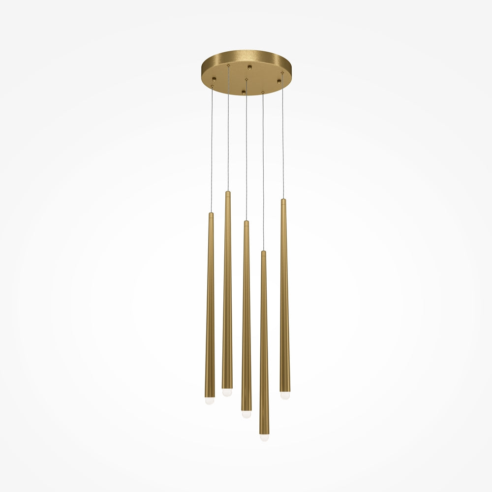 LED viseća svjetiljka Cascade 30W 4000K Ø320mm mesing
