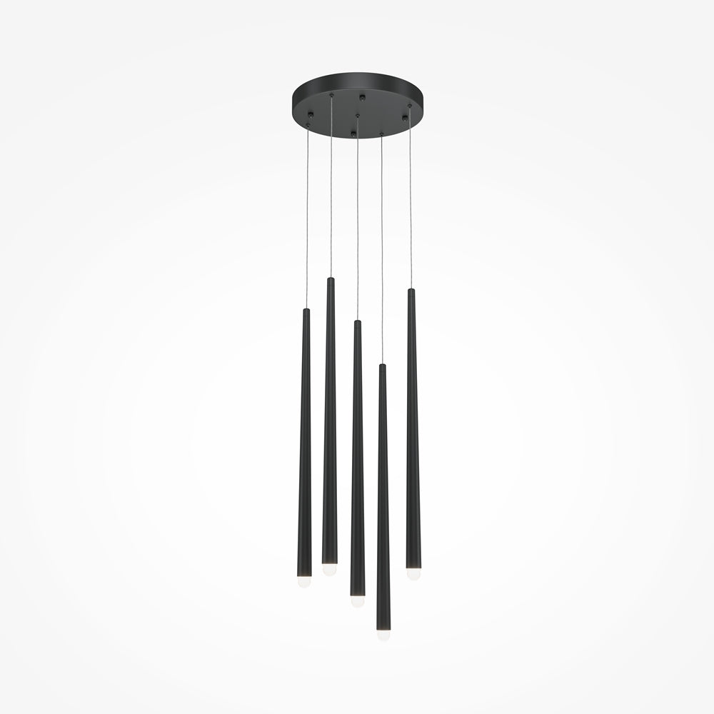 LED viseća svjetiljka Cascade 31W 3000-4000K Ø320mm crna