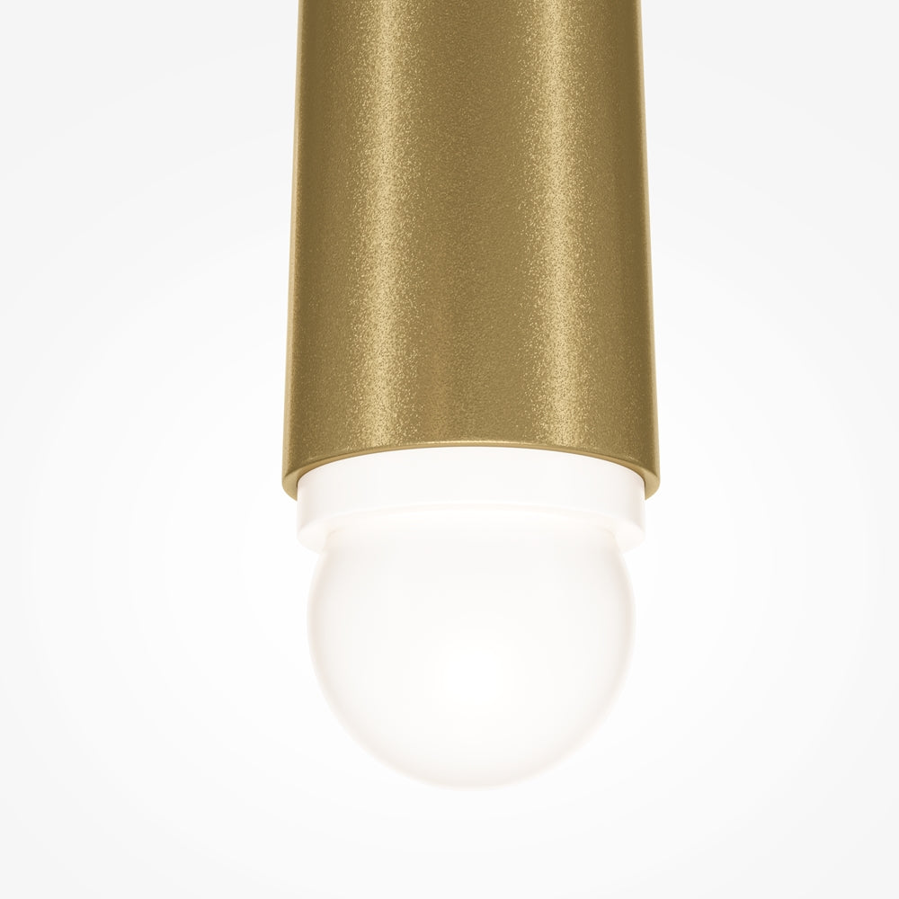 LED viseća svjetiljka Cascade 6W 2600-3500K Ø35x653mm mesing