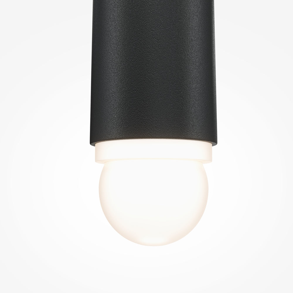 LED viseća svjetiljka Cascade 6W 3000-4000K Ø35x653mm crma