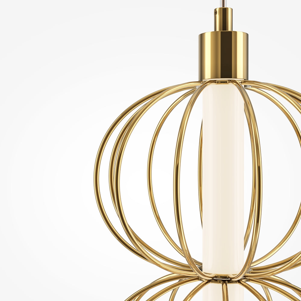 LED viseća svjetiljka Golden Cage 17W 3000K boja zlata