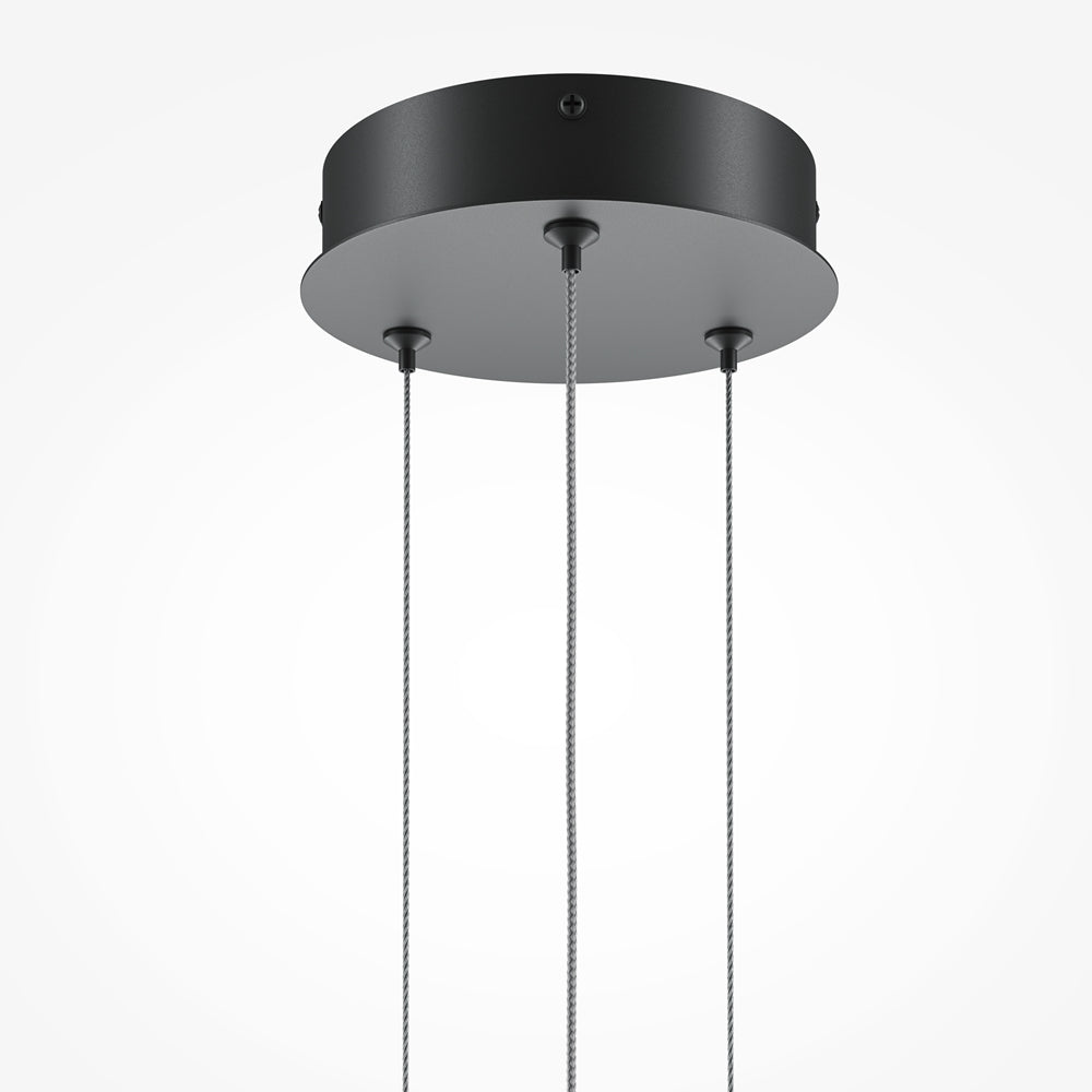 LED viseća svjetiljka Halo 40W 2600-3500K 1430mm crna