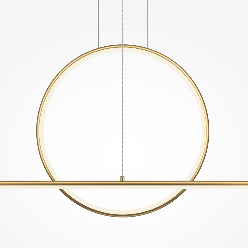 LED viseća svjetiljka Halo 40W 2600-3500K 1430mm mesing