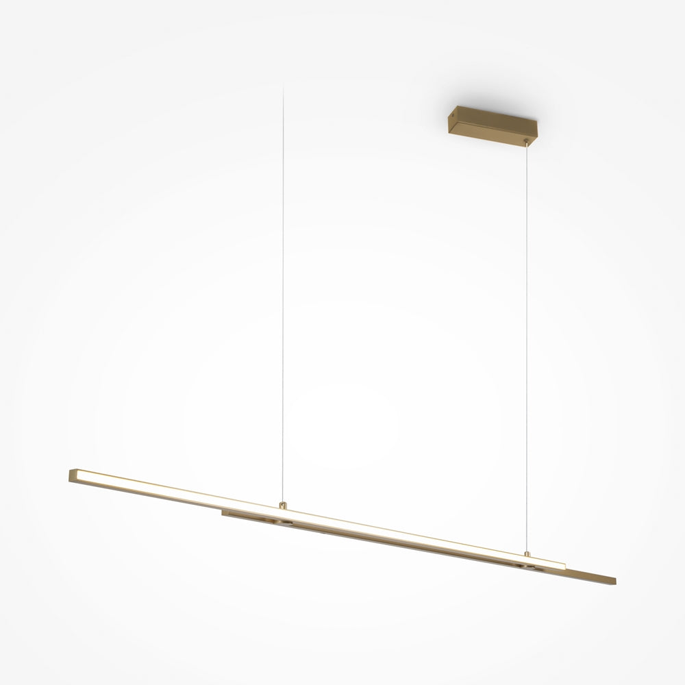 LED dimabilna viseća svjetiljka Halo 48W 4000K 1500mm mesing