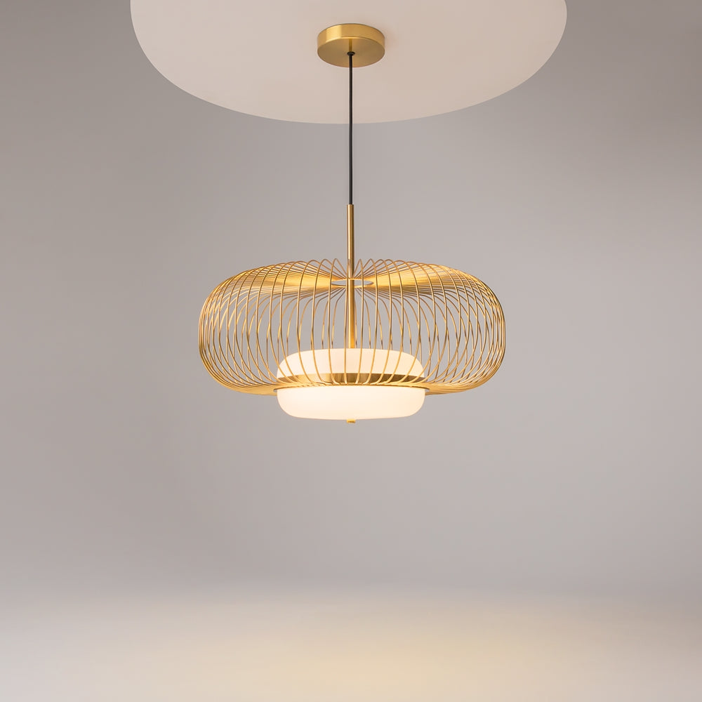 LED viseća svjetiljka Levitation 20W 3000K Ø500mm mesing
