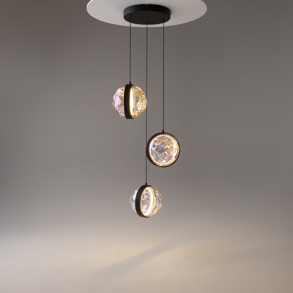 LED viseća svjetiljka Misterio 15W 2700K Ø380mm crna