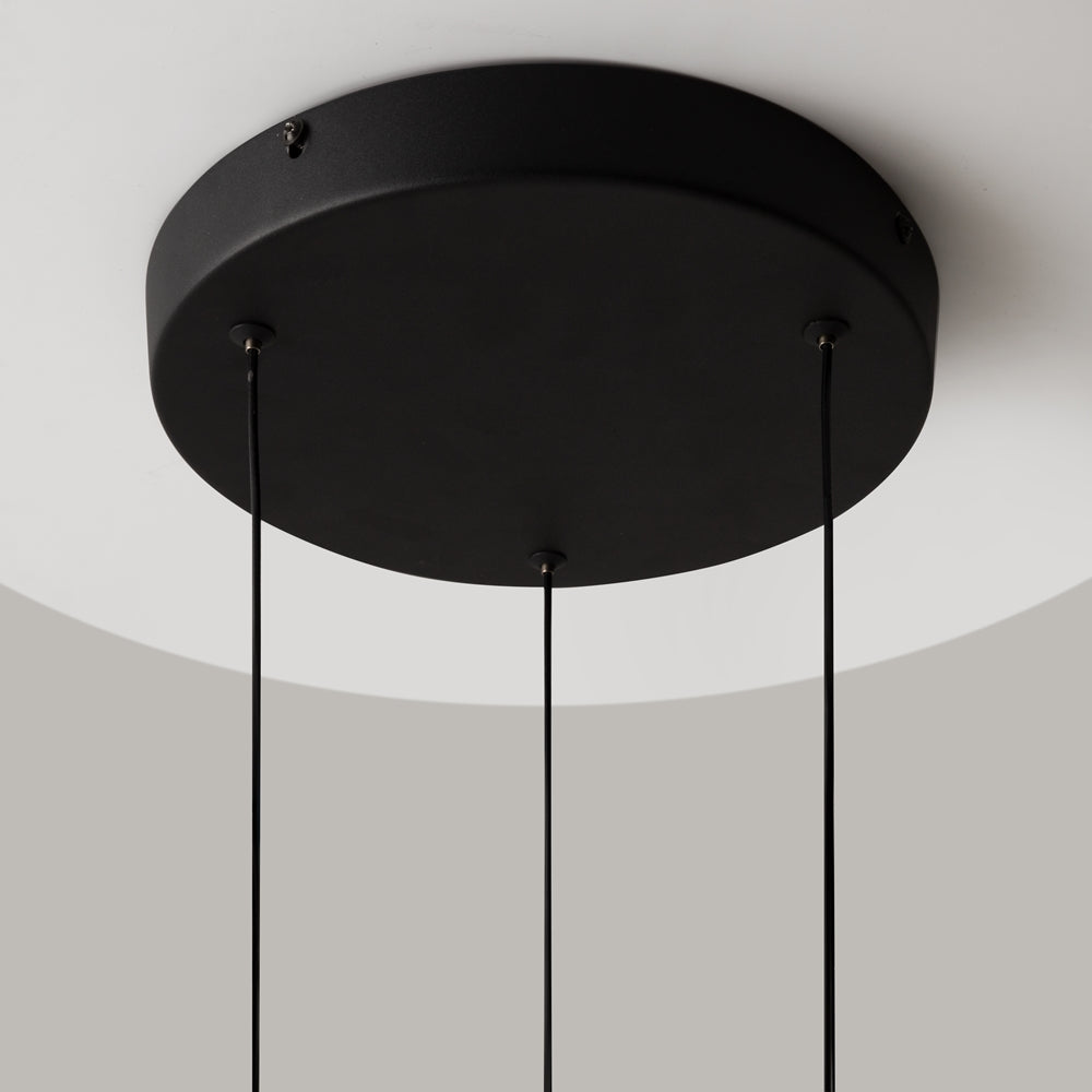 LED viseća svjetiljka Misterio 15W 2700K Ø380mm crna