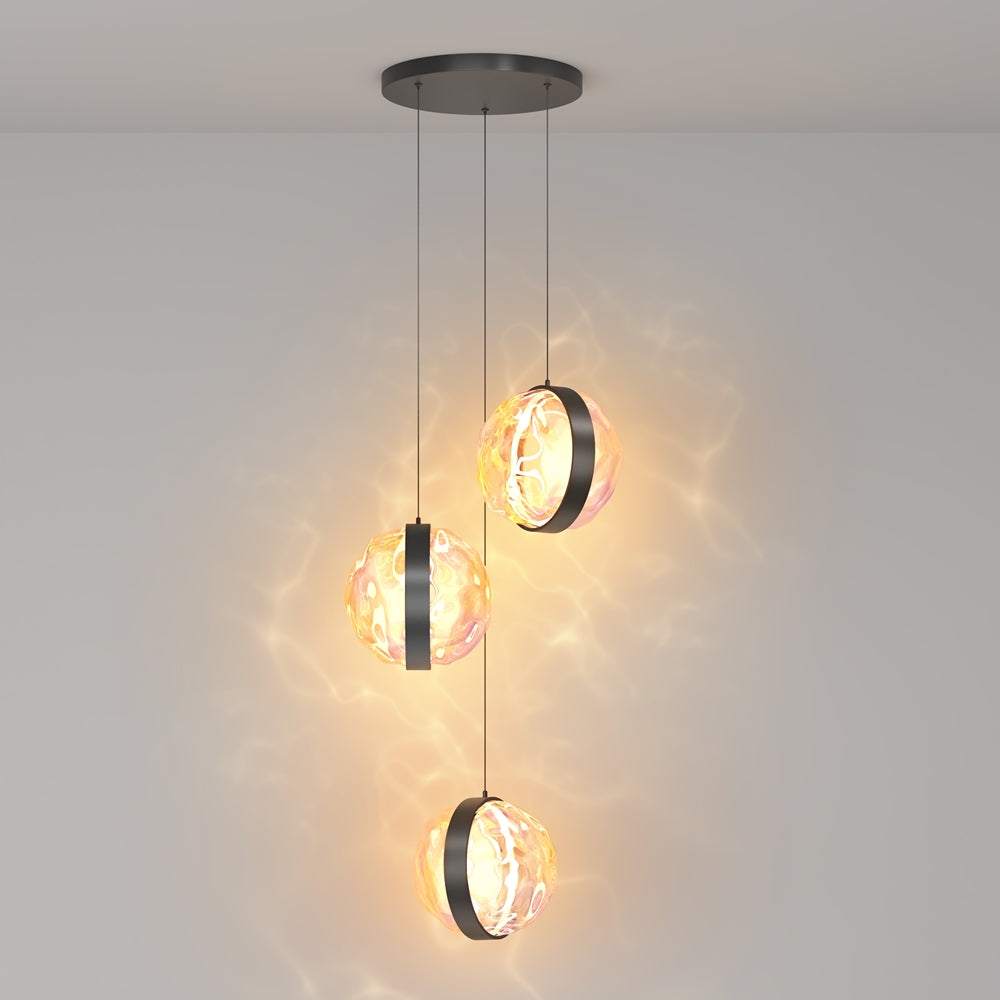 LED viseća svjetiljka Misterio 15W 2700K Ø380mm crna