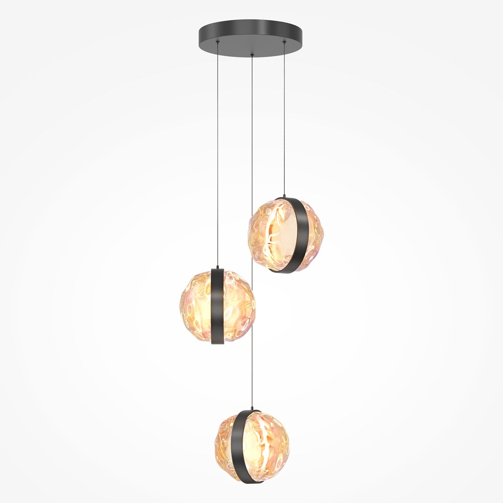 LED viseća svjetiljka Misterio 15W 2700K Ø380mm crna