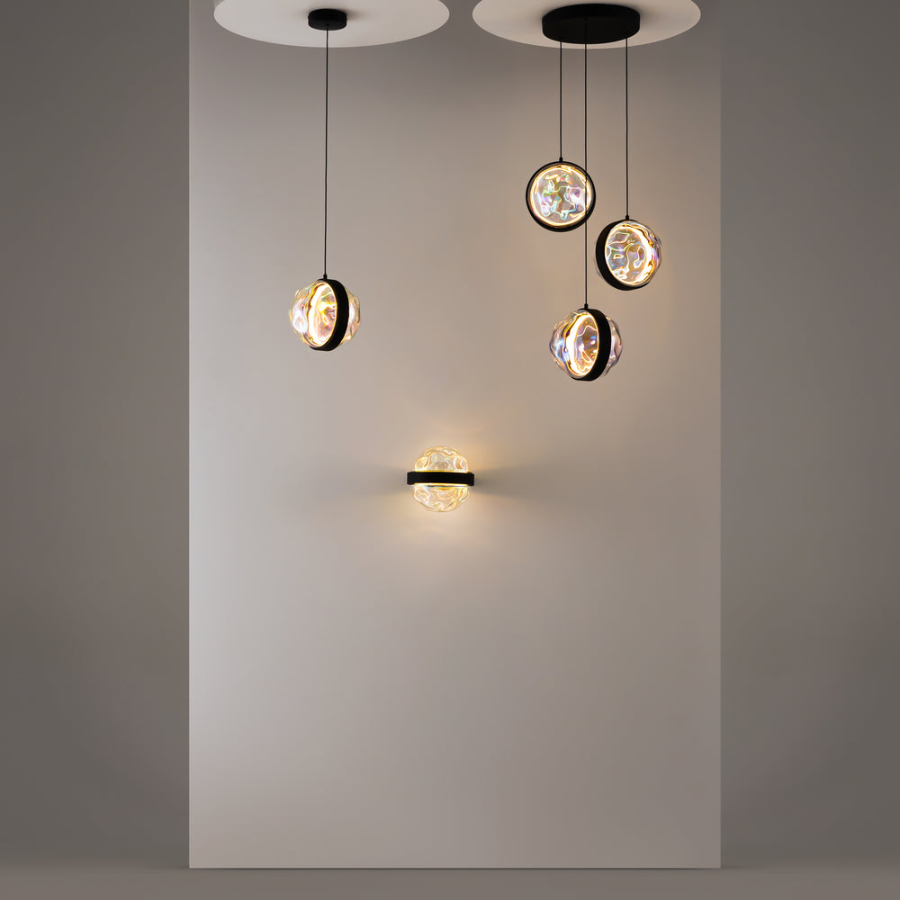 LED viseća svjetiljka Misterio 6W 2700K Ø180mm crna