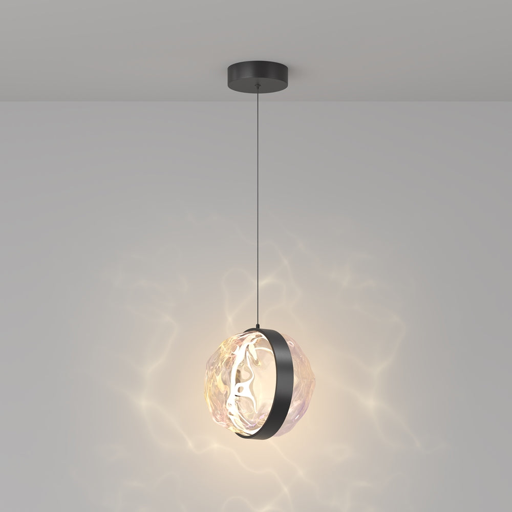 LED viseća svjetiljka Misterio 6W 2700K Ø180mm crna