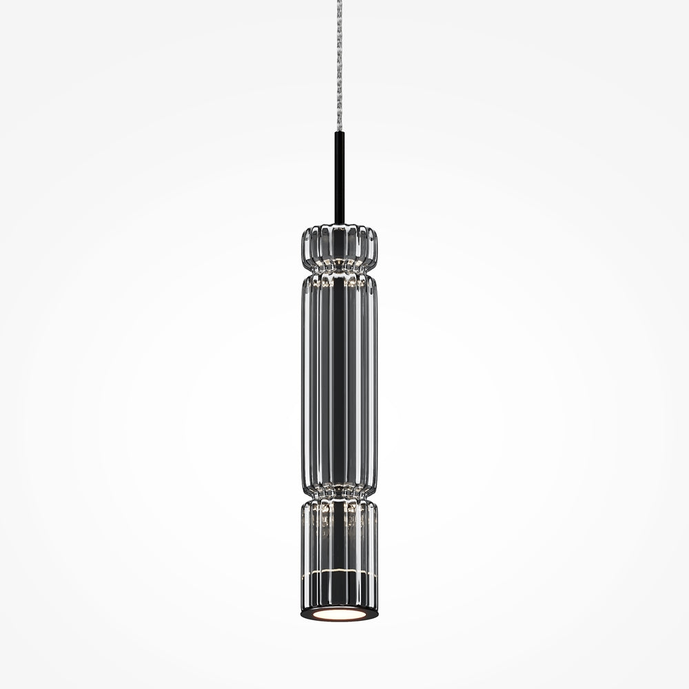 LED viseća svjetiljka Ordo 8W 3000K 390x80mm crna