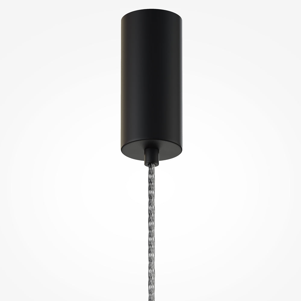LED viseća svjetiljka Ordo 8W 3000K 390x80mm crna/konjak