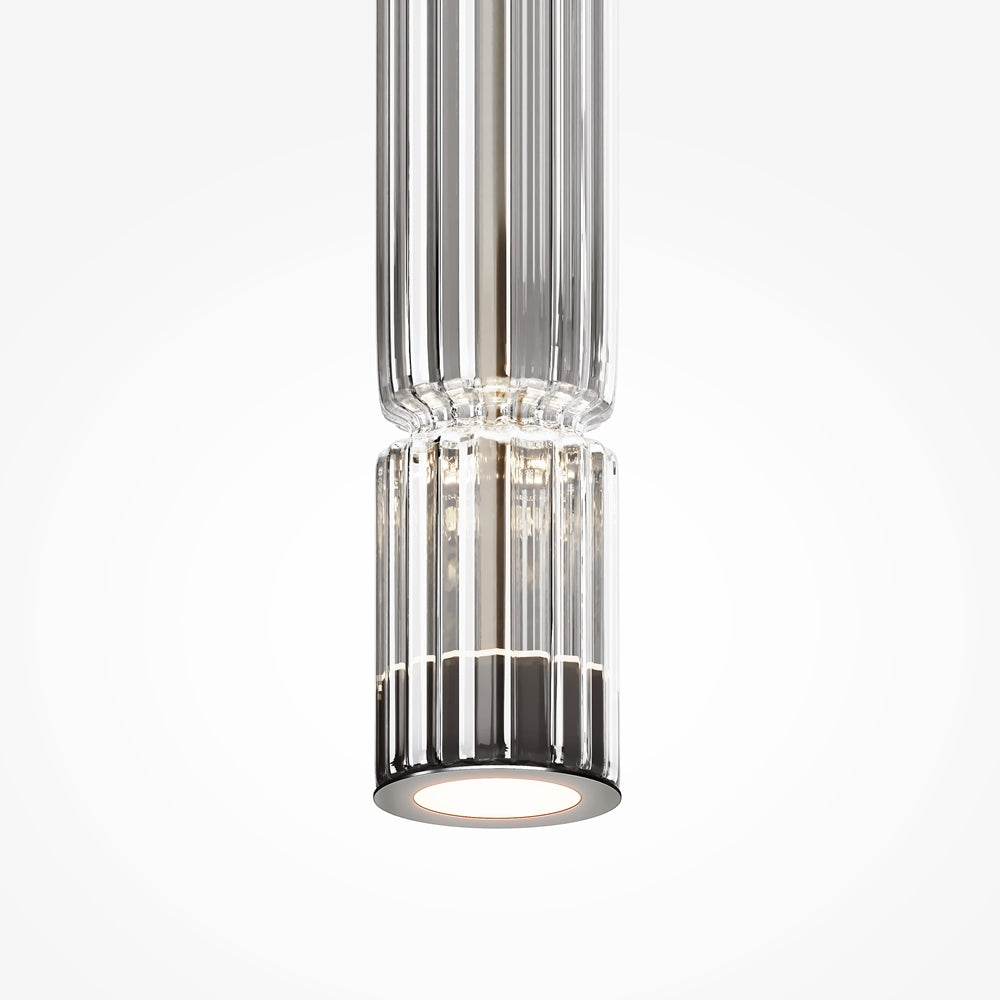 LED viseća svjetiljka Ordo 8W 3000K 390x80mm krom