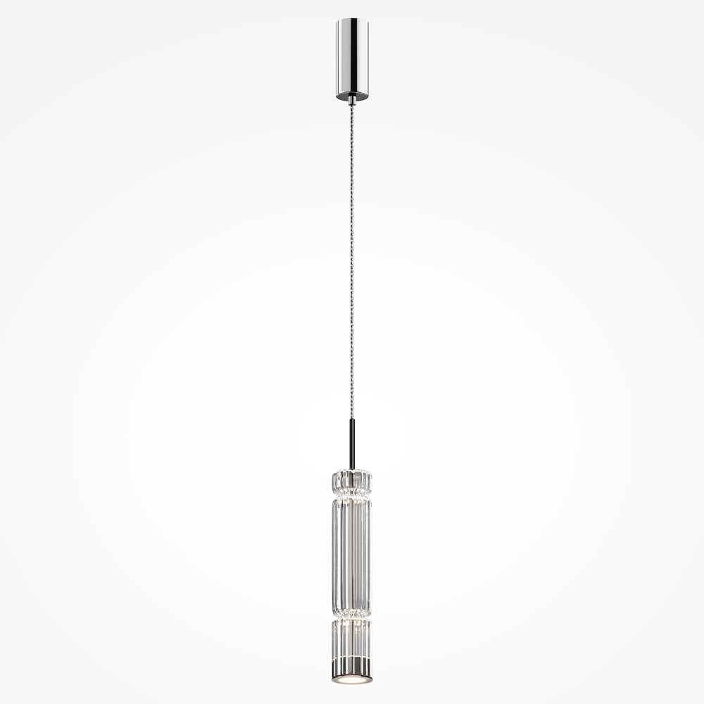 LED viseća svjetiljka Ordo 8W 3000K 390x80mm krom