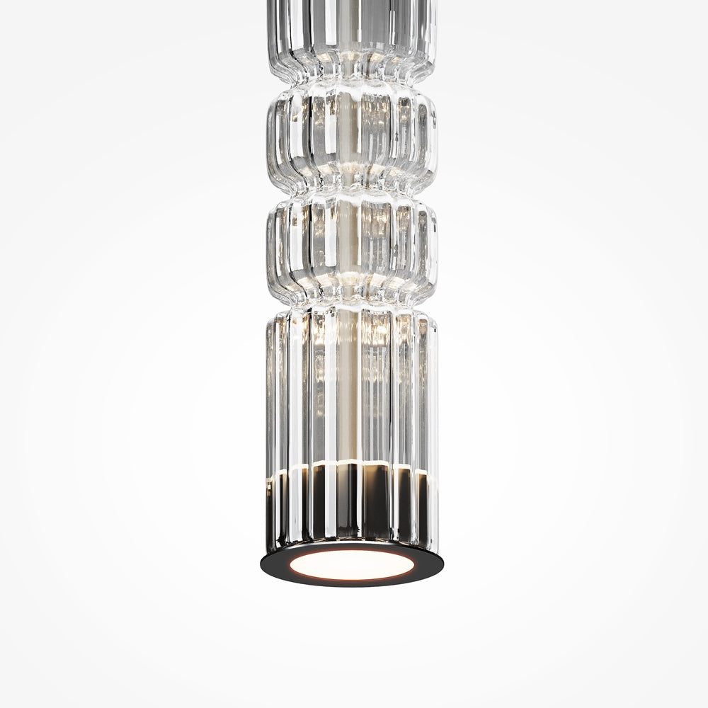 LED viseća svjetiljka Ordo 8W 3000K 580x80mm krom