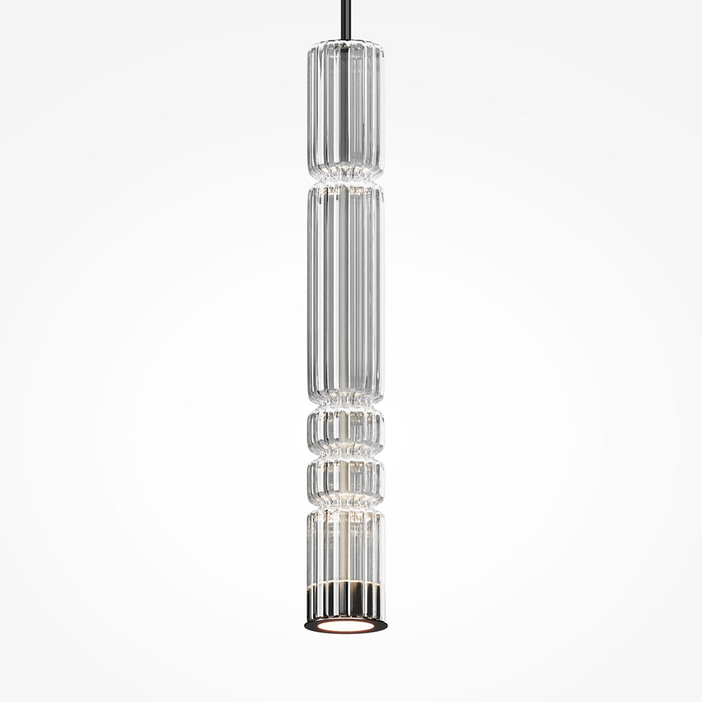 LED viseća svjetiljka Ordo 8W 3000K 580x80mm krom