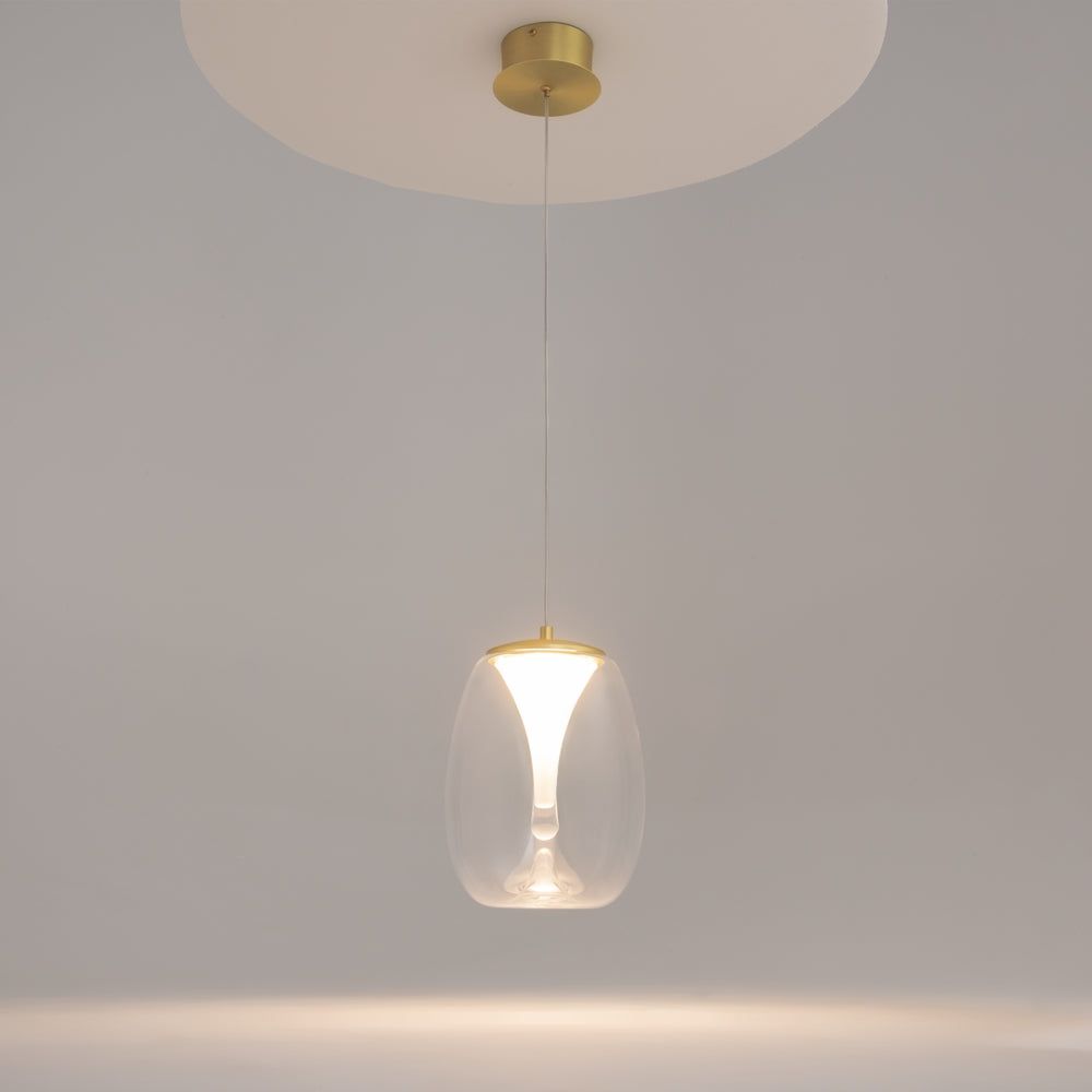LED viseća svjetiljka Splash 7W 3000K Ø200mm boja zlata