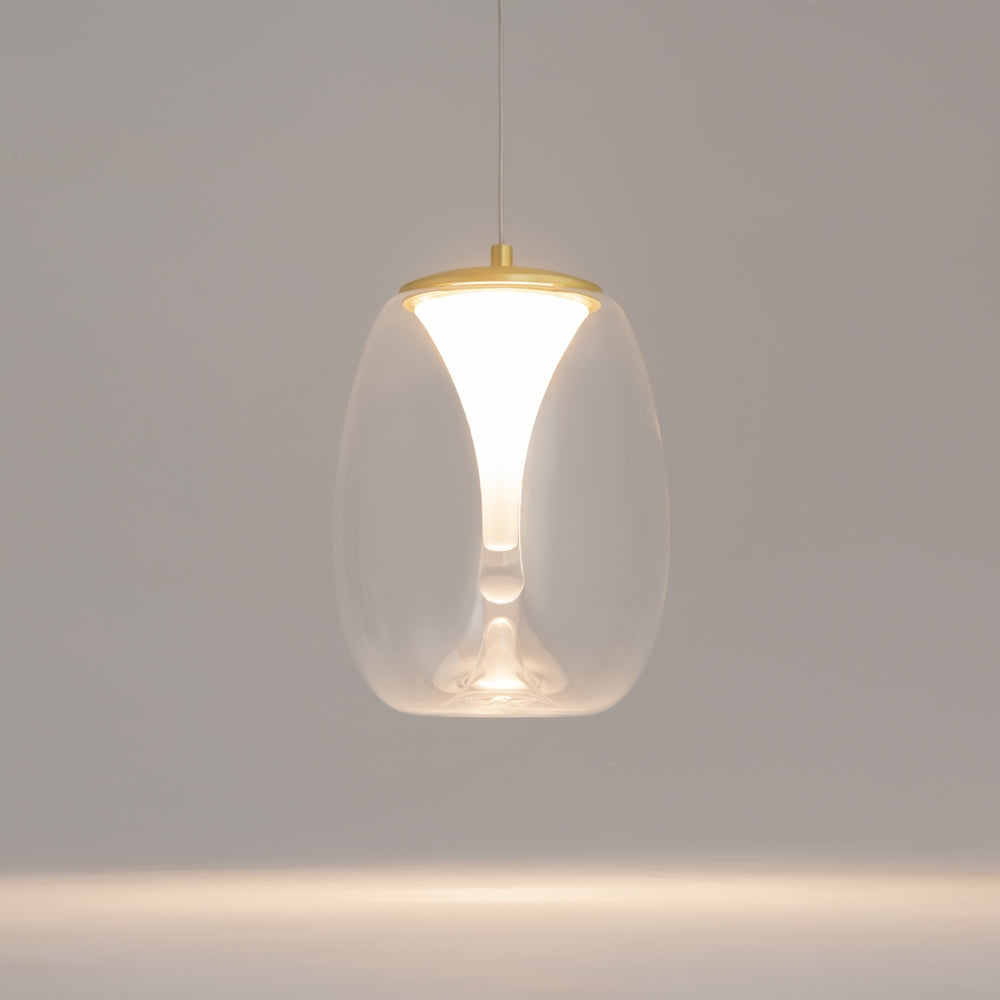 LED viseća svjetiljka Splash 7W 3000K Ø200mm boja zlata