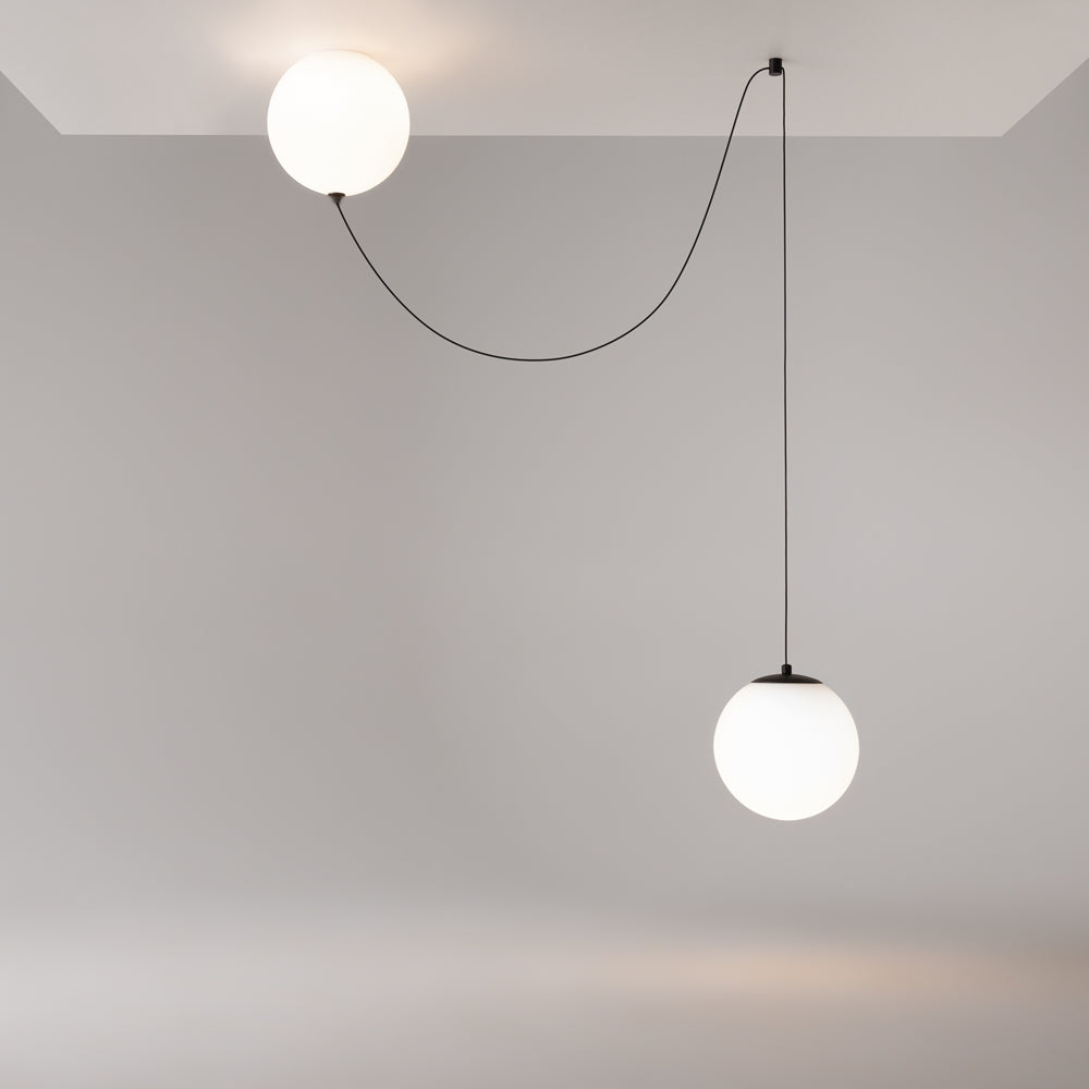 LED viseća svjetiljka Twins 20W 3000K crna/bijela