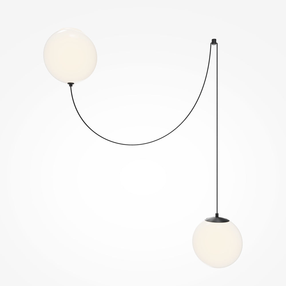 LED viseća svjetiljka Twins 20W 3000K crna/bijela