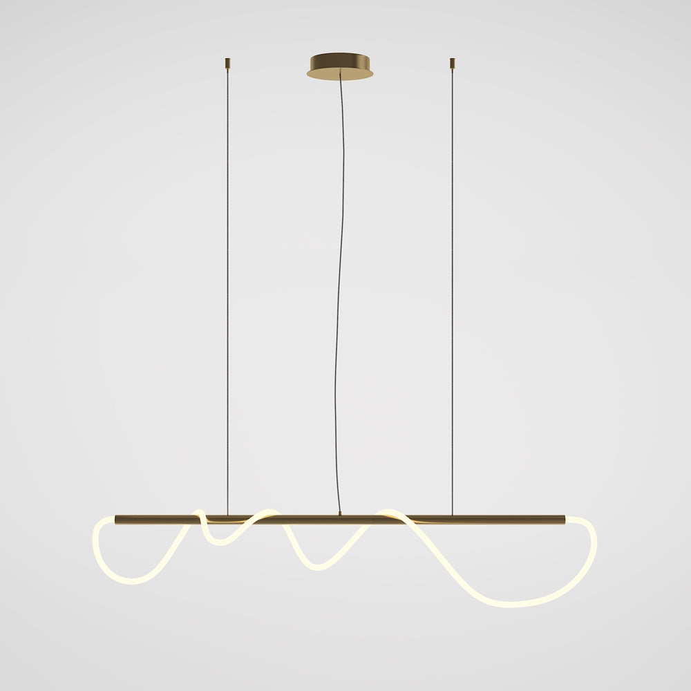 LED viseća svjetiljka TAU 1400 mm 30W 3000K boja zlata