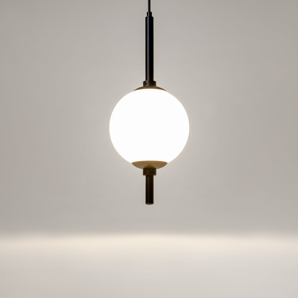 LED visilica The Sixth Sense 7W 3000K Crna