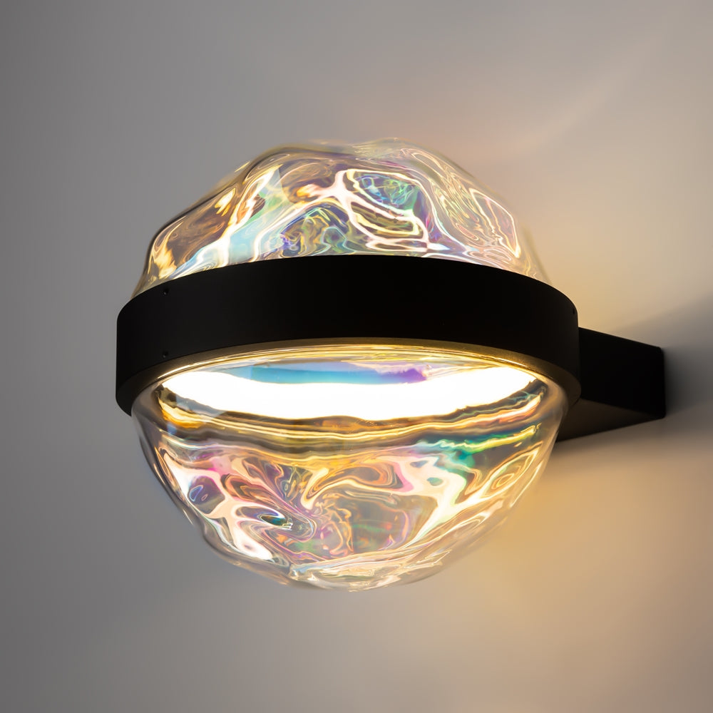 LED zidna svjetiljka Misterio 6W 2700K Ø180mm crna