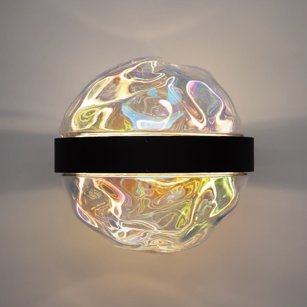 LED zidna svjetiljka Misterio 6W 2700K Ø180mm crna
