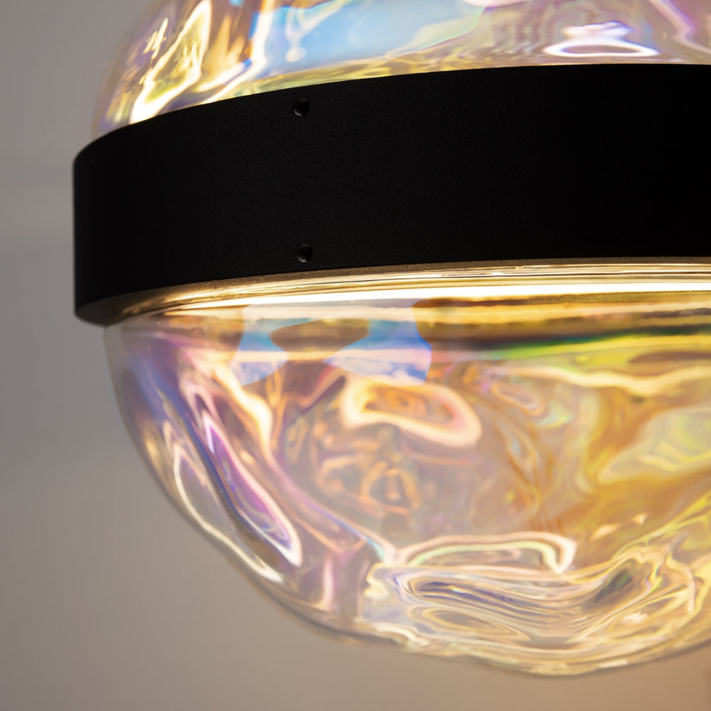 LED zidna svjetiljka Misterio 6W 2700K Ø180mm crna