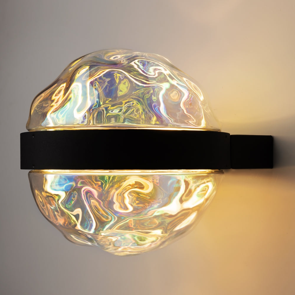 LED zidna svjetiljka Misterio 6W 2700K Ø180mm crna