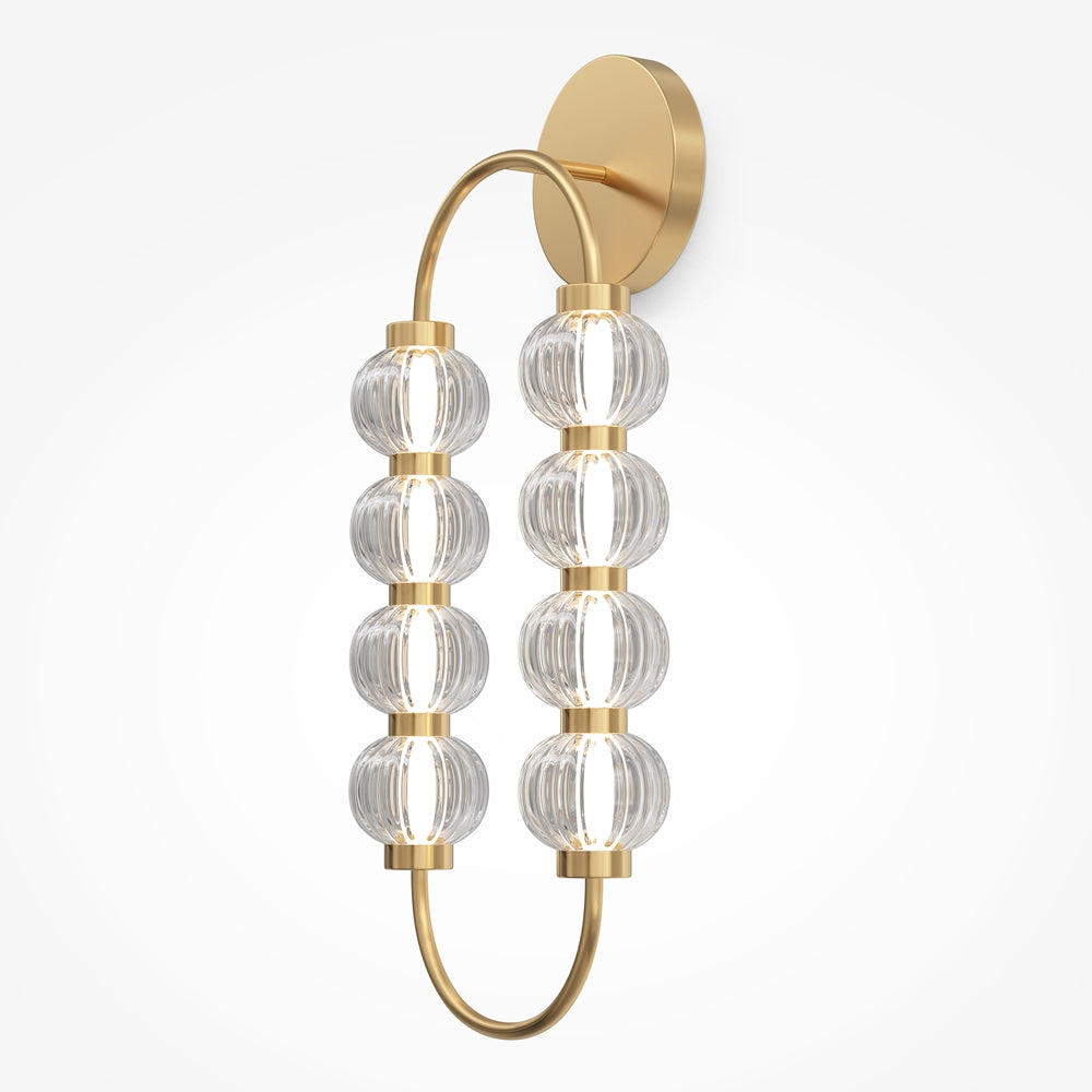 LED zidna svjetiljka Amulet 16W 3000K 278x606mm boja zlata