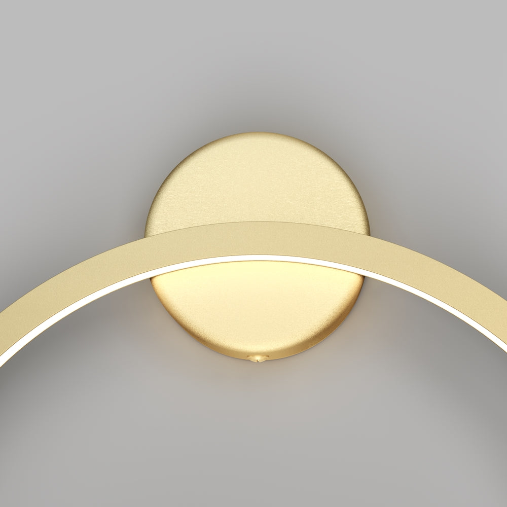 LED zidna svjetiljka Halo 24W 4000K Ø400mm mesing